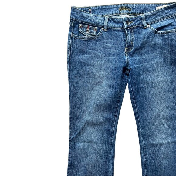 Billabong Vintages 2000s Jeans Womens Blue Blend Cotton Low Rise Boot Cut Size 7 - Picture 3 of 5